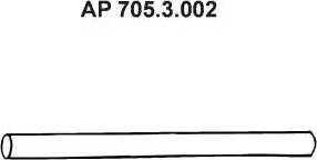 Eberspächer 705.3.002 - Tubo gas scarico autozon.pro