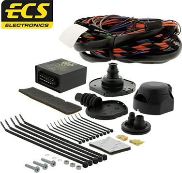 ECS AU-068-B1 - Kit elettrico, Gancio traino autozon.pro