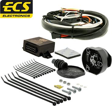 ECS OP-077-D1 - Kit elettrico, Gancio traino autozon.pro