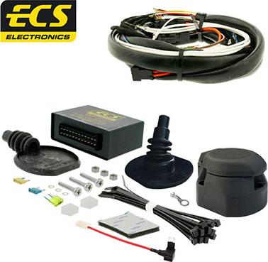 ECS HY153D1 - Kit elettrico, Gancio traino autozon.pro