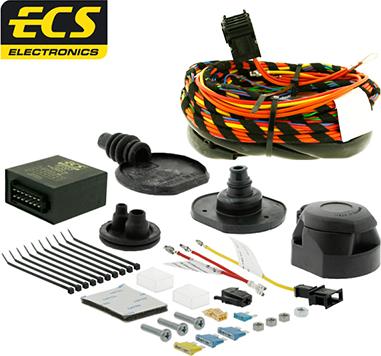 ECS AU-037-D1 - Kit elettrico, Gancio traino autozon.pro