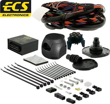 ECS BW031B1 - Kit elettrico, Gancio traino autozon.pro