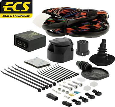 ECS BW031D1 - Kit elettrico, Gancio traino autozon.pro