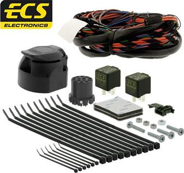 ECS CT-049-D1 - Kit elettrico, Gancio traino autozon.pro