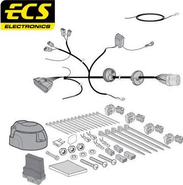 ECS FI05013MU - Kit elettrico, Gancio traino autozon.pro