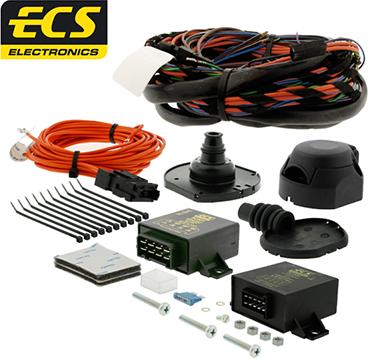 ECS FI-025-BL - Kit elettrico, Gancio traino autozon.pro