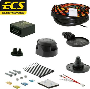 ECS SK-017-D1 - Kit elettrico, Gancio traino autozon.pro