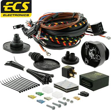 ECS SK-015-D1 - Kit elettrico, Gancio traino autozon.pro