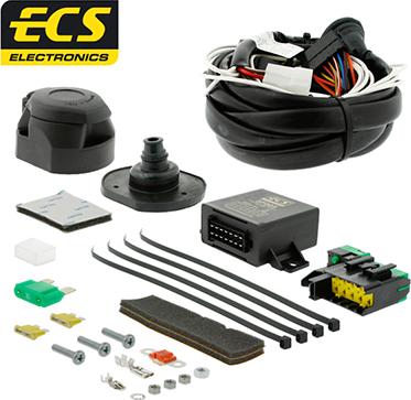 ECS PE-059-D1 - Kit elettrico, Gancio traino autozon.pro