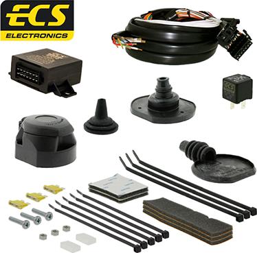 ECS PE-061-D1 - Kit elettrico, Gancio traino autozon.pro