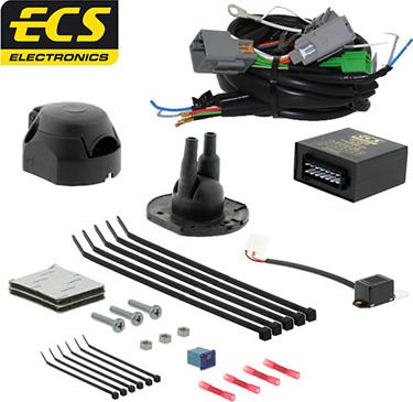 ECS VL-024-BX - Kit elettrico, Gancio traino autozon.pro