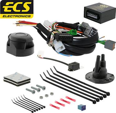 ECS VL-024-DX - Kit elettrico, Gancio traino autozon.pro