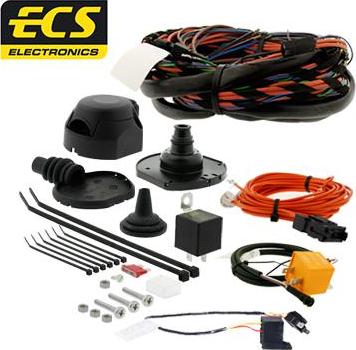 ECS HY-046-BL - Kit elettrico, Gancio traino autozon.pro