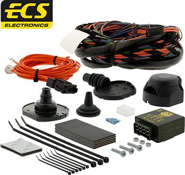 ECS HY-061-BB - Kit elettrico, Gancio traino autozon.pro