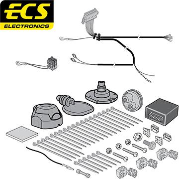 ECS MB081B1U - Kit elettrico, Gancio traino autozon.pro