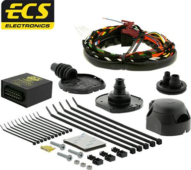 ECS MB-074-B1 - Kit elettrico, Gancio traino autozon.pro