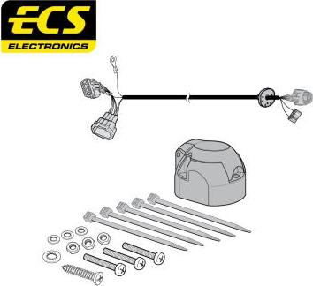 ECS NI14507U - Kit elettrico, Gancio traino autozon.pro