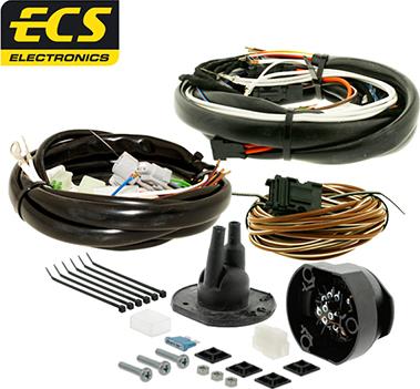 ECS SZ-017-DB - Kit elettrico, Gancio traino autozon.pro