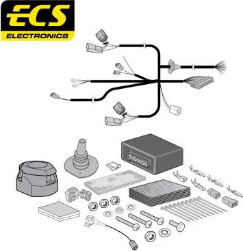 ECS TO29613MU - Kit elettrico, Gancio traino autozon.pro