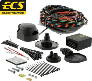 ECS VW096B1 - Kit elettrico, Gancio traino autozon.pro