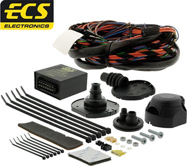 ECS VW-190-B1 - Kit elettrico, Gancio traino autozon.pro