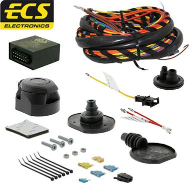 ECS VW-104-D1 - Kit elettrico, Gancio traino autozon.pro