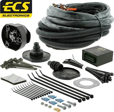 ECS VW-107-D1 - Kit elettrico, Gancio traino autozon.pro