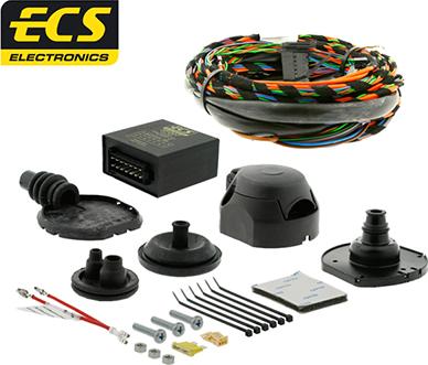 ECS VW-116-B1 - Kit elettrico, Gancio traino autozon.pro