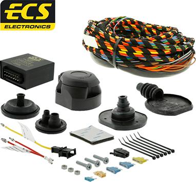 ECS VW-116-D1 - Kit elettrico, Gancio traino autozon.pro