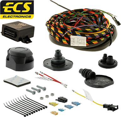 ECS VW-127-D1 - Kit elettrico, Gancio traino autozon.pro