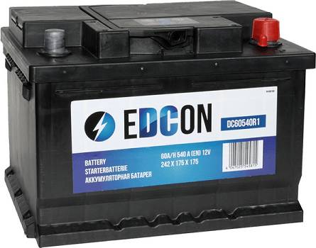 Edcon DC60540R1 - Batteria avviamento autozon.pro