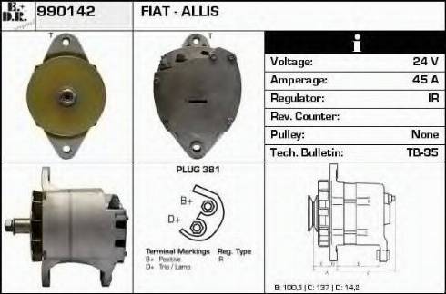 EDR 990142 - Alternatore autozon.pro