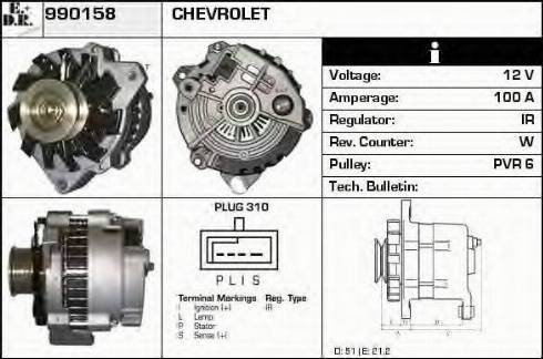 EDR 990158 - Alternatore autozon.pro