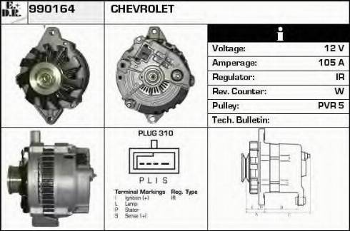 EDR 990164 - Alternatore autozon.pro