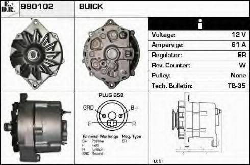 EDR 990102 - Alternatore autozon.pro