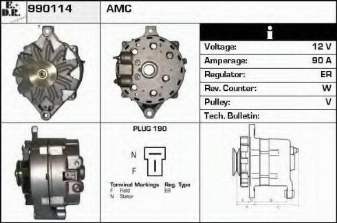 EDR 990114 - Alternatore autozon.pro