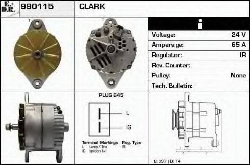 EDR 990115 - Alternatore autozon.pro