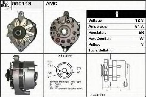 EDR 990113 - Alternatore autozon.pro