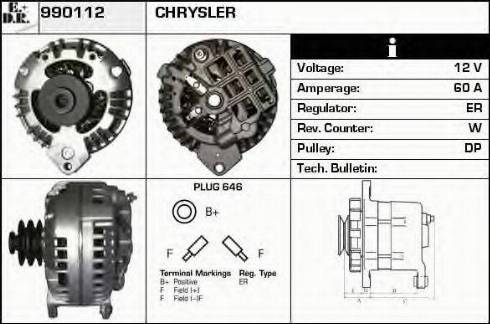 EDR 990112 - Alternatore autozon.pro