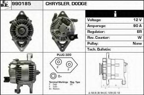 EDR 990185 - Alternatore autozon.pro