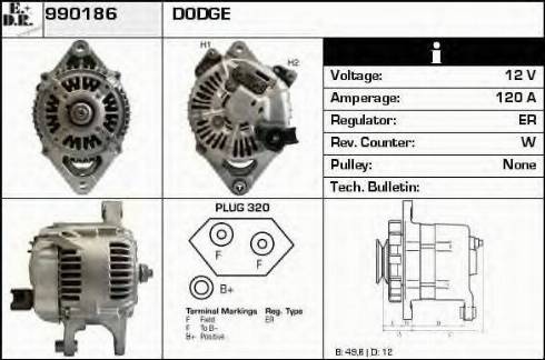 EDR 990186 - Alternatore autozon.pro