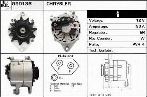 EDR 990136 - Alternatore autozon.pro