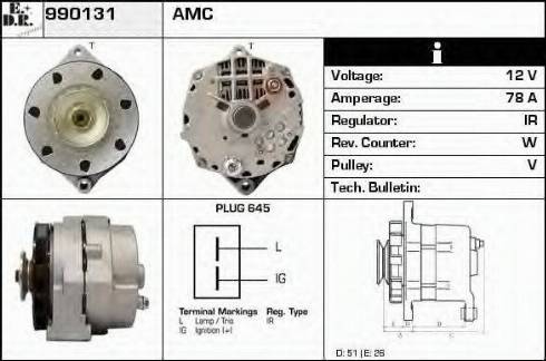 EDR 990131 - Alternatore autozon.pro