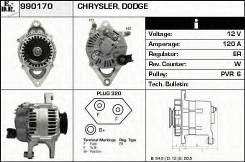 EDR 990170 - Alternatore autozon.pro