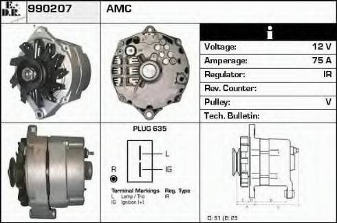 EDR 990207 - Alternatore autozon.pro