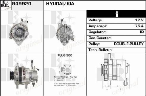 EDR 949920 - Alternatore autozon.pro