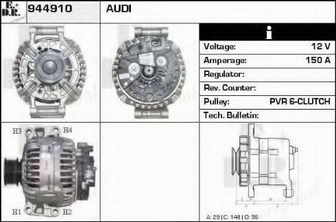 EDR 944910 - Alternatore autozon.pro