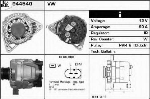 EDR 944540 - Alternatore autozon.pro