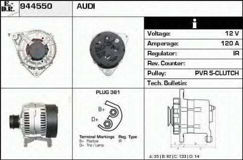 EDR 944550 - Alternatore autozon.pro