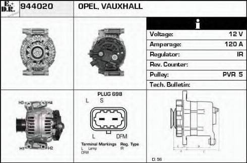 EDR 944020 - Alternatore autozon.pro